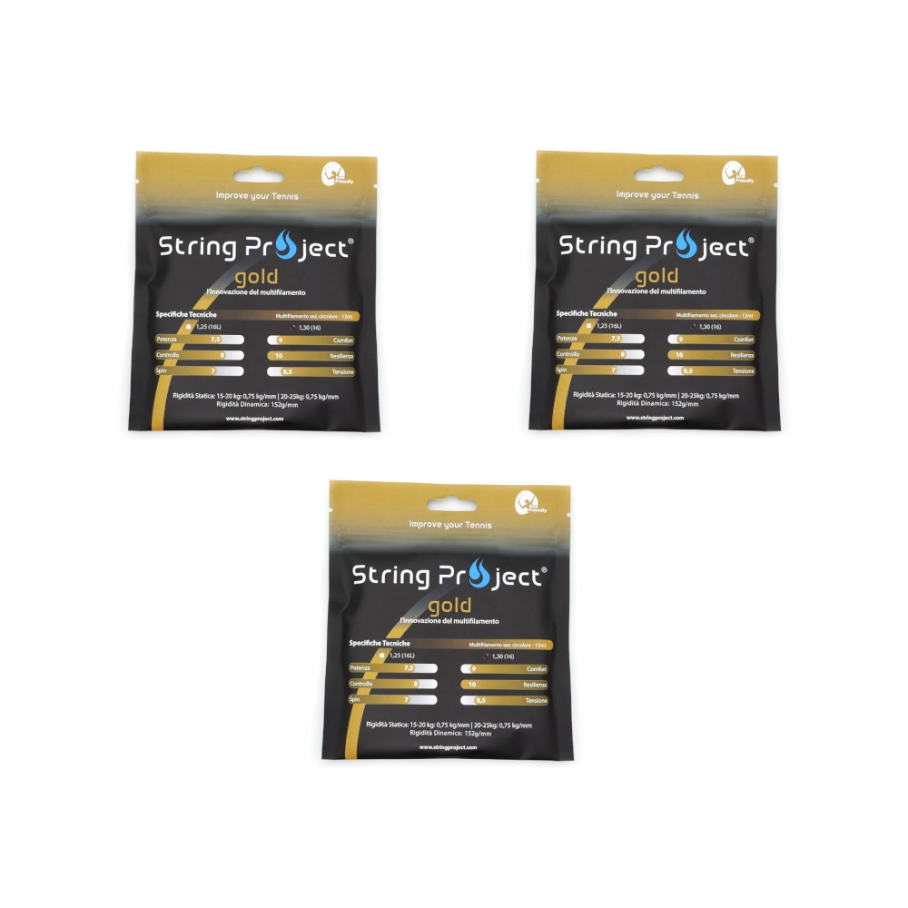 String Project Gold – Pack de 3 Bobines de 12,5mt