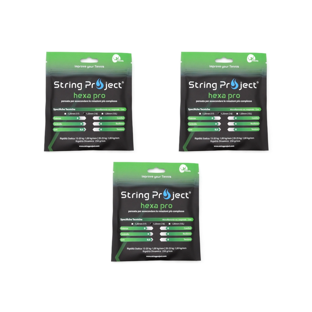 String Project Hexa Pro – Pack de 3 Bobines de 12,5mt