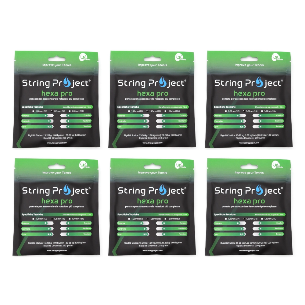 String Project Hexa Pro – Pack de 6 Bobines de 12,5mt