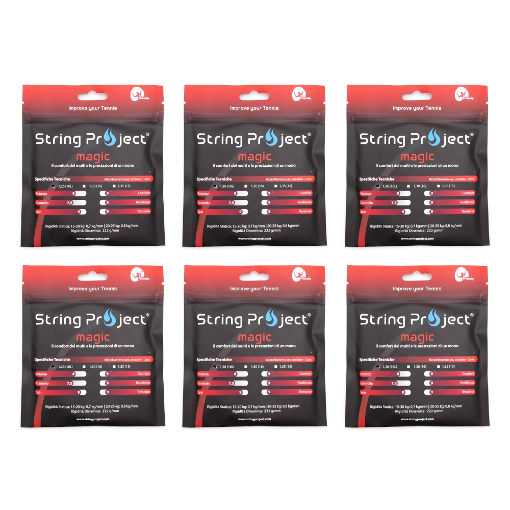 String Project Magic – Pack de 6 Bobines de 12,5mt